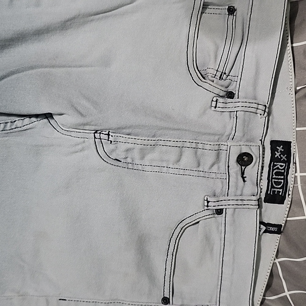 Rude skinny jeans 30 waist 32 length